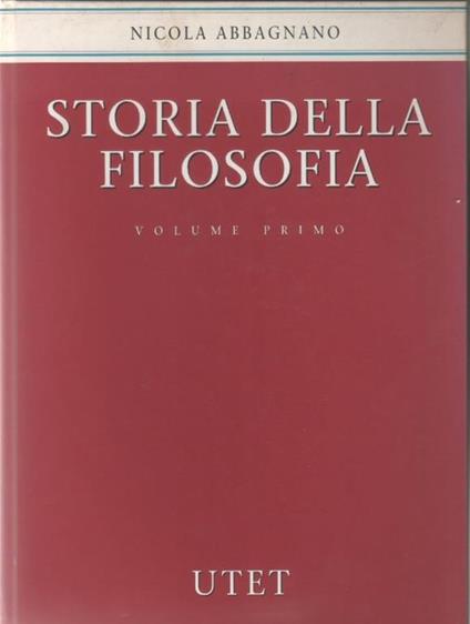 Nicola Abbagnano. Storia della filosofia. Vol. II - Nicola Abbagnano - copertina