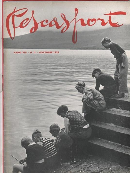Pesca Sport. 1959. N. 11 - copertina