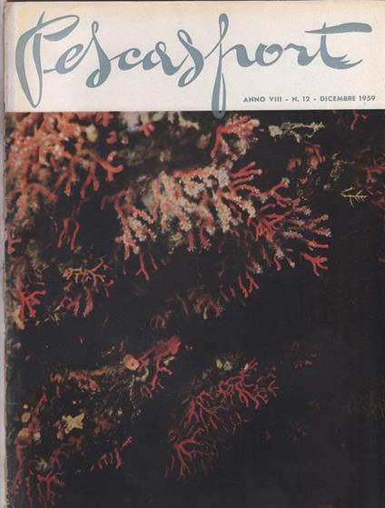 Pesca Sport. 1959. N. 12 - copertina