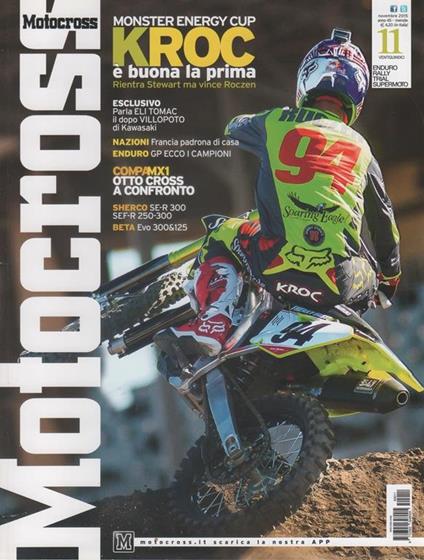 Motocross. Rivista, n. 11, novembre 2015 - copertina