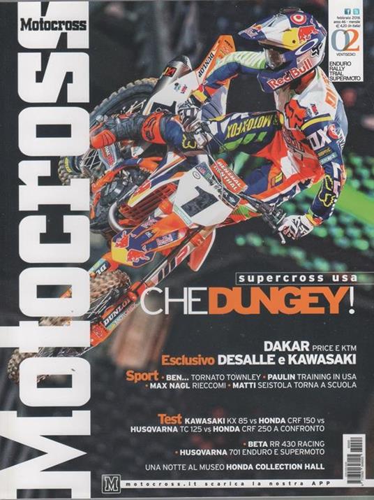 Motocross. Rivista, n. 2, febbraio 2016 - copertina