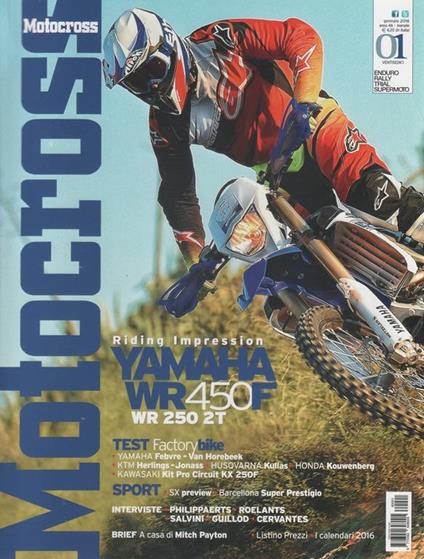 Motocross. Rivista, n. 1, gennaio , 2016 - copertina