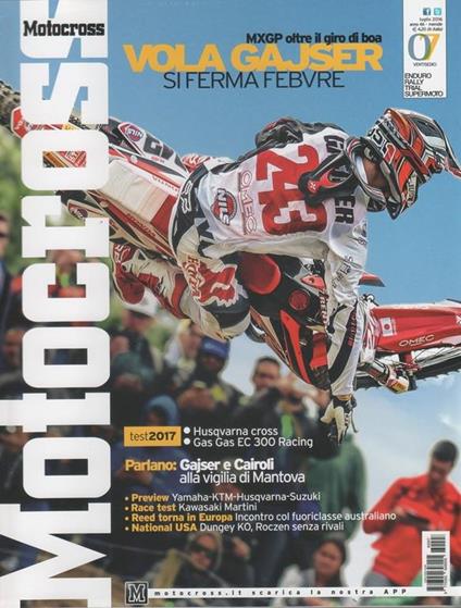 Motocross. Rivista, n. 7, luglio 2016 - copertina