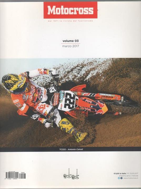 Motocross Magazine. Rivista, n. 3, marzo 2017 - copertina