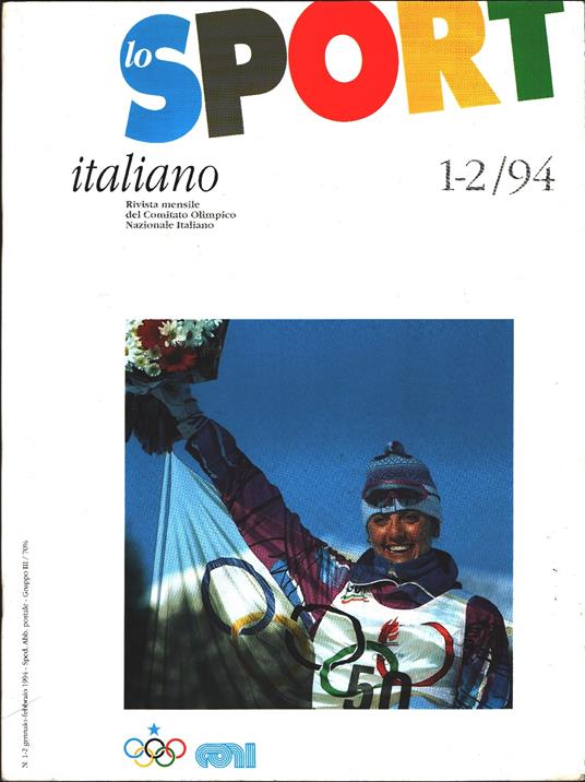 Lo sport italiano. Rivista mensile del CONI. 1994 n. 1/2 - copertina
