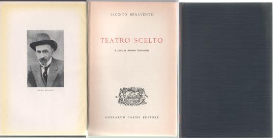 Teatro scelto - Jacinto Benavente - Jacinto Benavente - copertina