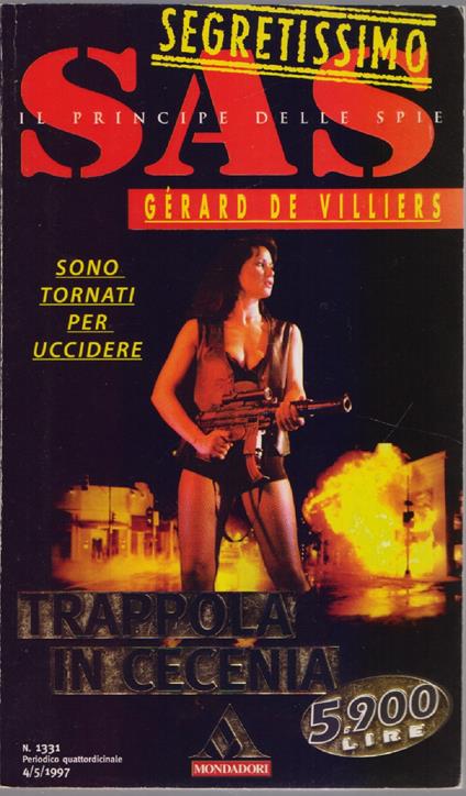 SAS Trappola in Cecenia - Gèrard de Villiers - Gérard de Villiers - copertina