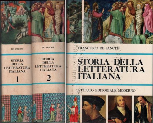 Francesco De Sanctis, usato, Storia della letteratura italiana (2 Volumi),  Libreria, Storia