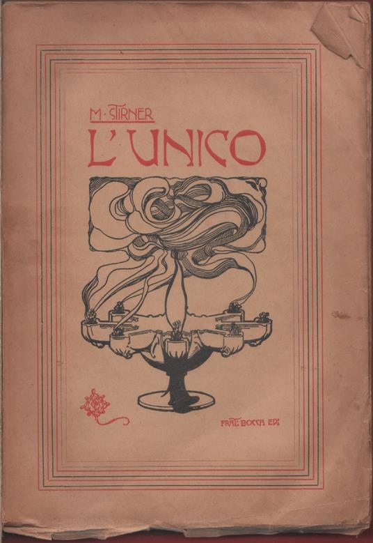 L' Unico - Max Stirner - Max Stirner - copertina