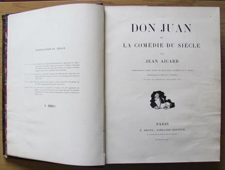 Don Juan Ou La Comédie Du Siècle - Jean Aicard - copertina