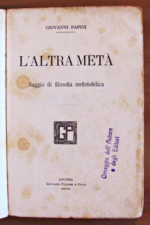 L' Altra Meta' - Giovanni Papini - 3