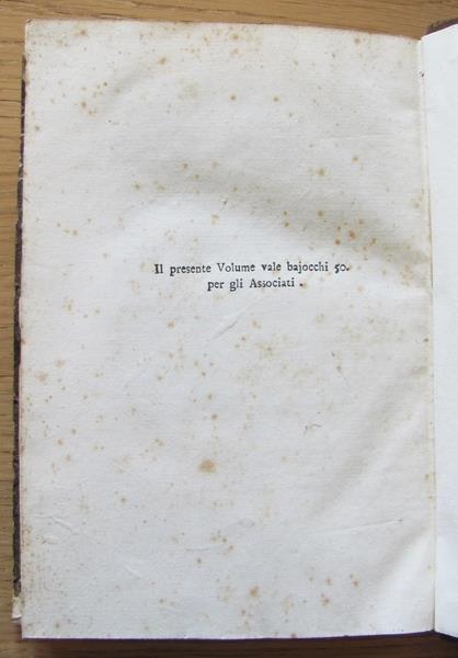 Tucidide Ateniese. Collana Degli Storici Classici Greci Volgarizzati. Roma Ed. Poggioli Vincenzo 1808/1809 Di: Porcacchi Tommaso - 2