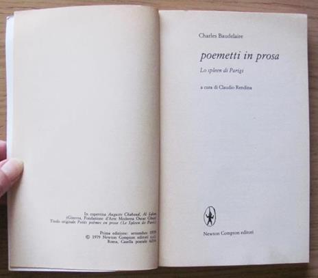 Poemetti In Prosa. Lo Spleen Di Parigi - Charles Baudelaire - 3