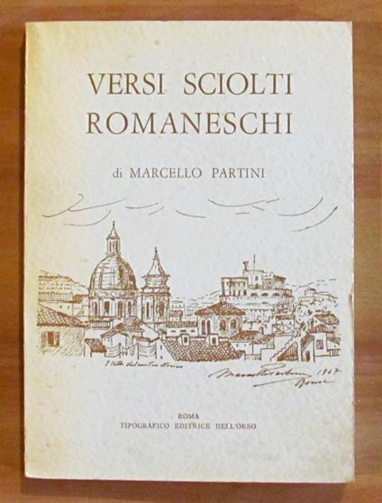 Versi Sciolti Romaneschi - Marcello Martini - copertina