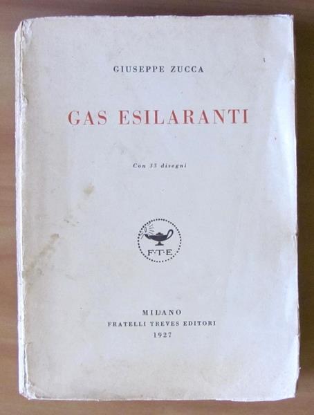 Gas Esilaranti - Giuseppe Zucca - copertina