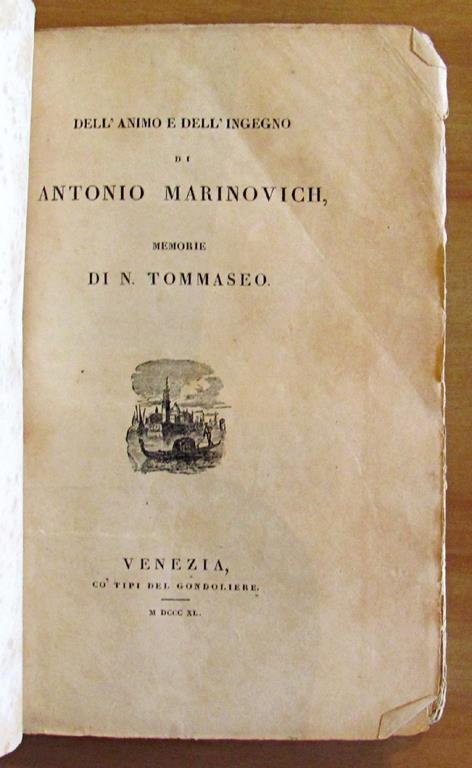 Antonio Marinovich - Niccolò Tommaseo - 2