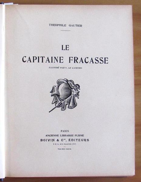 Le Capitaine Fracasse - Théophile Gautier - copertina