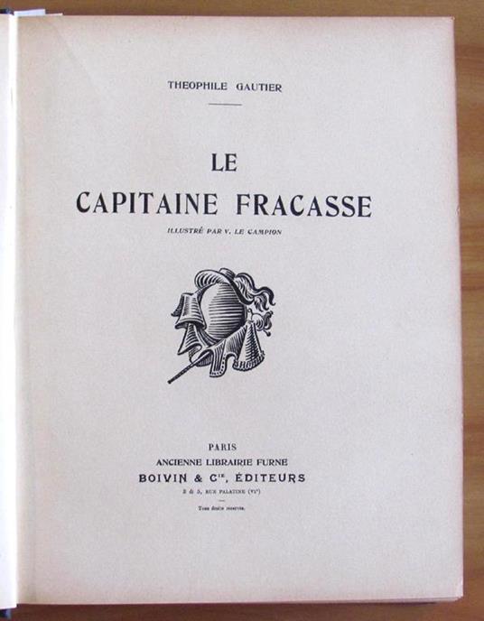 Le Capitaine Fracasse - Théophile Gautier - 2