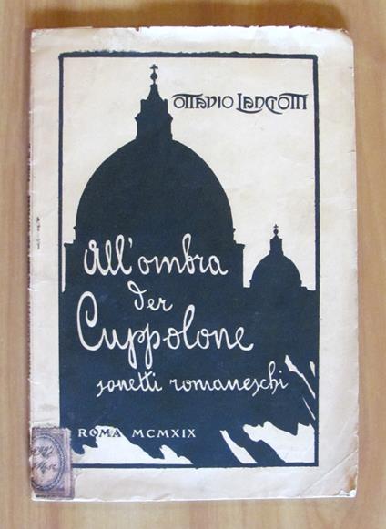 ALL'OMBRA DER CUPPOLONE - Sonetti Romaneschi, 1919 - copertina