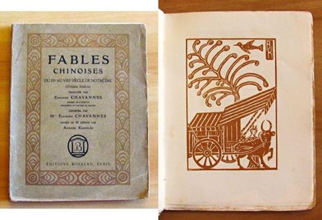 Fables Chinoises Du Iii Au Viii Siecle De Notre Ere - Edouard Chavannes - copertina