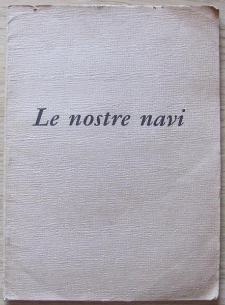 Le Nostre Navi, 1960 - copertina