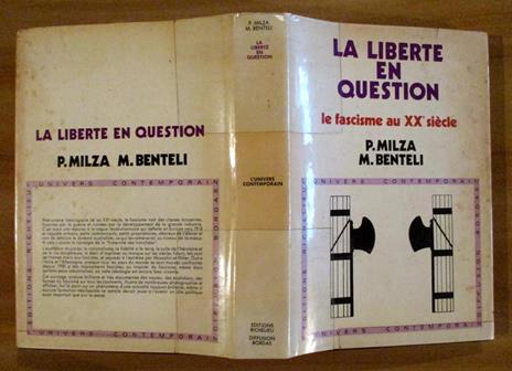 La LIBERTè EN QUESTION - Le fascisme au XX Siècle - Pierre Milza - copertina