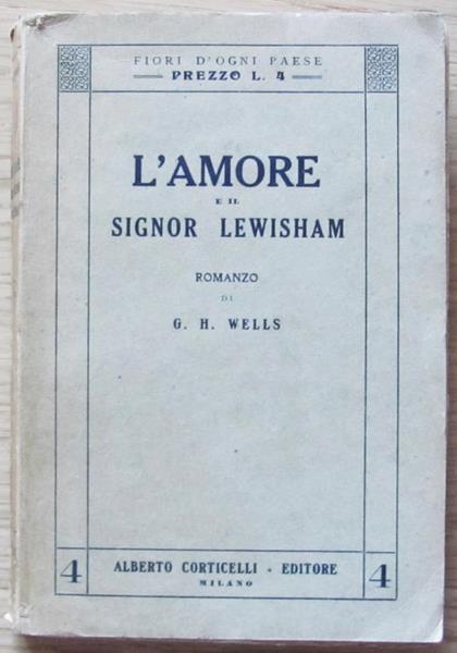 L' Amore E Il Signor Lewisham - Herbert G. Wells - copertina