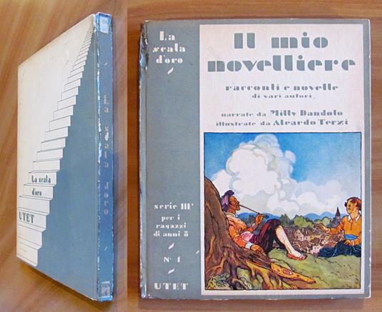 IL MIO NOVELLIERE - RACCONTI E NOVELLE DI VARI AUTORI - Collana LA SCALA D'ORO N.1 SERIE III - Milly Dandolo - copertina