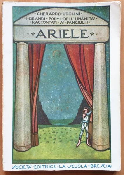 Ariele, Racconti Shaksperiani. Ed. La Scuola, 1929 - Gherardo Ugolini - copertina