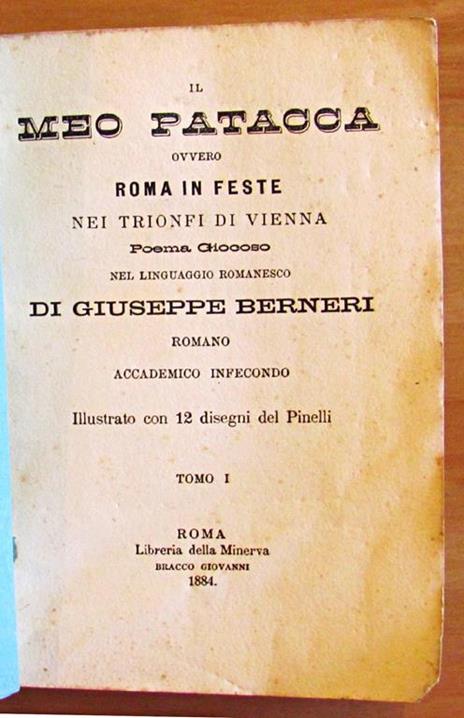 Meo Patacca Ovvero Roma In Feste Nei Trionfi Di Vienna - Poema Giocoso Nel Linguaggio Romanesco - Giuseppe Bernieri - 2