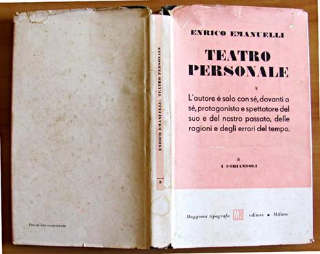 Teatro Personale - Collana I Coriandoli - Enrico Emanuelli - 3