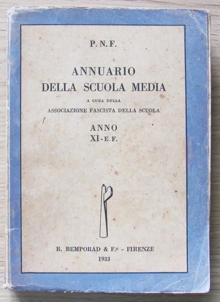 Annuario Della Scuola Media - copertina