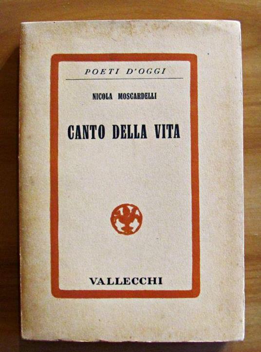 Canto Della Vita - Liriche - Nicola Moscardelli - copertina