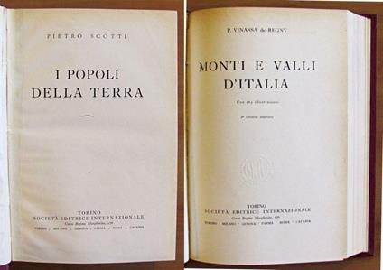 I Popoli Della Terra - Monti E Valli D'Italia - Pietro Scotti - copertina