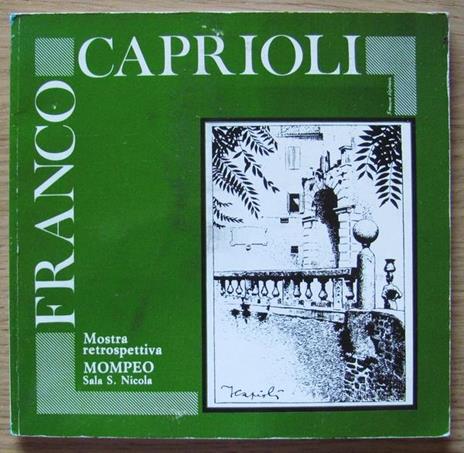 Franco Caprioli Mostra Retrospettiva - copertina