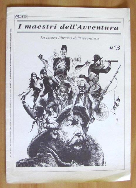 Achab - I Maestri Dell'Avventura N.3 Suppl. Al N.51, 1996 - Tolkien, Bradbury, Asimov Ecc - copertina