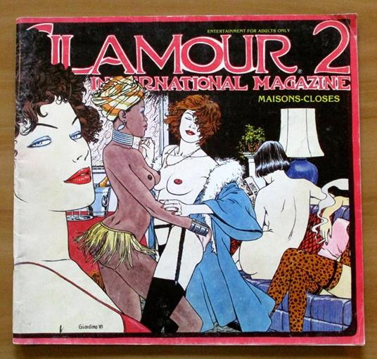 Glamour International Magazine N.2 1985 - Maisons Closes - copertina