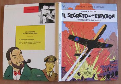 Le avventure di Blake e Mortimer - Il segreto dell'Espadon - Vol.1 - L'inseguimento fantastico - Edgar P. Jacobs - copertina