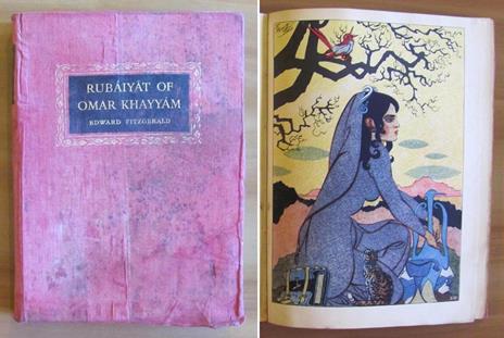 Fitzgerald - RUBAIYAT of OMAR KHAYYAM - Ed. Collins, 1947 ill. R. S. SHERRIFFS - Edward Fitzgerlad - copertina