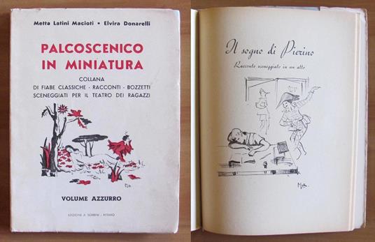 PALCOSCENICO IN MINIATURA - Collana di Fiabe classiche, Racconti, Bozzetti sceneggiati per il Teatro dei Ragazzi - copertina