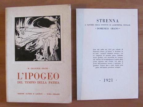 L' Ipogeo Del Tempio Della Patria - Alfieri & Lacroix, 1921 Ill. Cambellotti - copertina