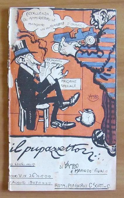 Il Pupazzetto Di Yambo. Anno V. N.26 Del 1 Agosto, 1907 - Yambo - copertina