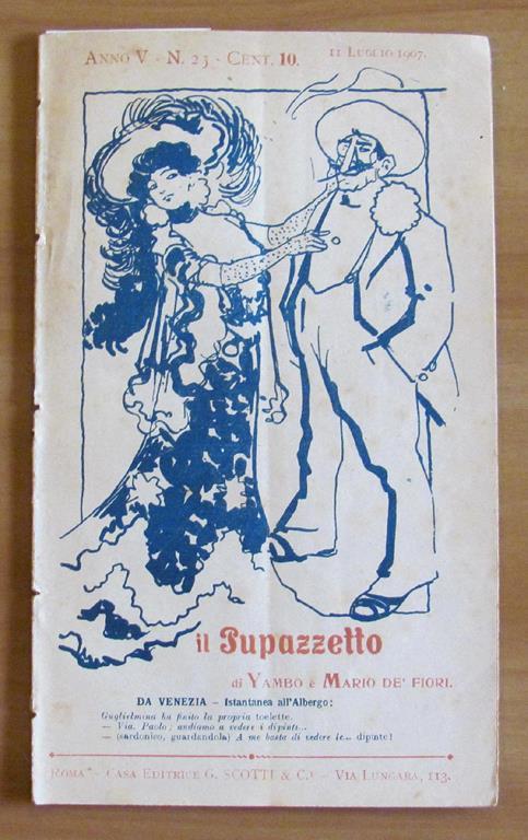 Il Pupazzetto Di Yambo. Anno V. N.23 Del 11 Luglio, 1907 - Yambo - copertina