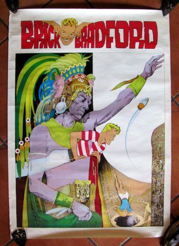 Poster BRICK BRADFORD - ORIGINALE 100x70 - Libro Usato - Traini - | IBS
