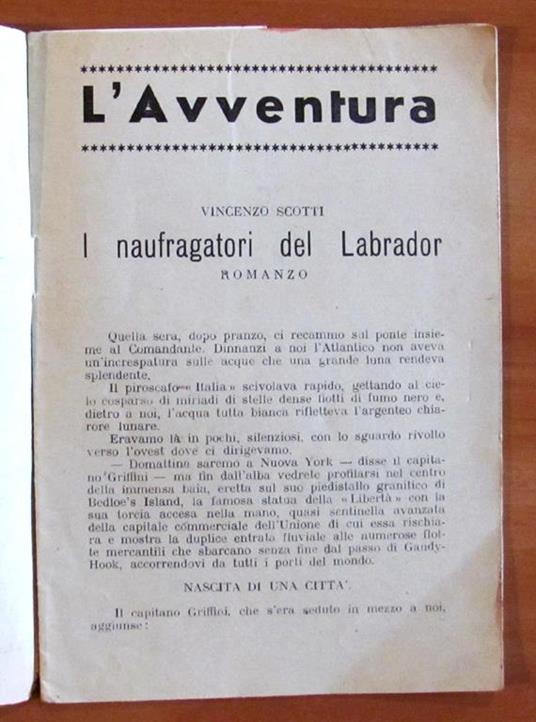 I Naufragatori Del Labrador - Collana L'Avventura (Raccolta Di Brevi Romanzi D'Avventure) - Vincenzo Scotti - 2