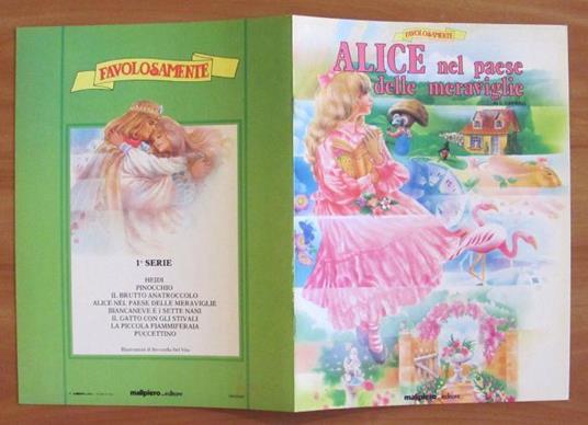 Alice Nel Paese Delle Meraviglie - Collana Favolosamente - Lewis Carroll - copertina