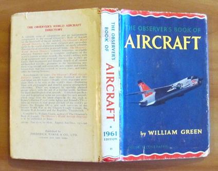 The Observer's Book of AIRCRAFT con 272 illustrazioni, I edizione 1961 - William Green - copertina