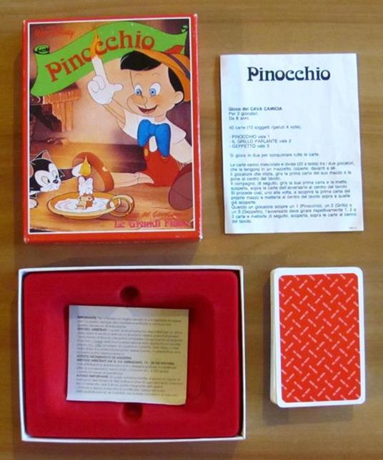 Pinocchio - Gioco Del Cava Camicia Dal Negro In Scatola Originale, Anni '80  - Walt Disney - Libro Usato - Dal Negro - | IBS