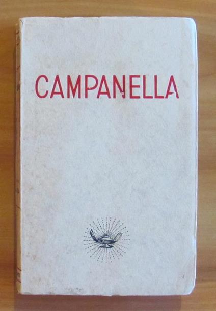 Tommaso Campanella - Collana I Filosofi - Aldo Testa - copertina