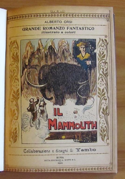 Il Mammouth - I Edizione 1909 - Ill Di Yambo - Raro - Alberto Orsini - copertina